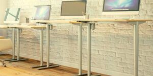 mesa elevable para el bienestar laboral